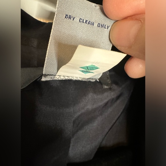 Gap Wool Blend Lined Black Blazer Size 4 Oversized - Picture 3 of 10